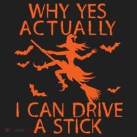 Why Yes Actually I Can Drive A Stick Halloween Tumbler thumb 3
