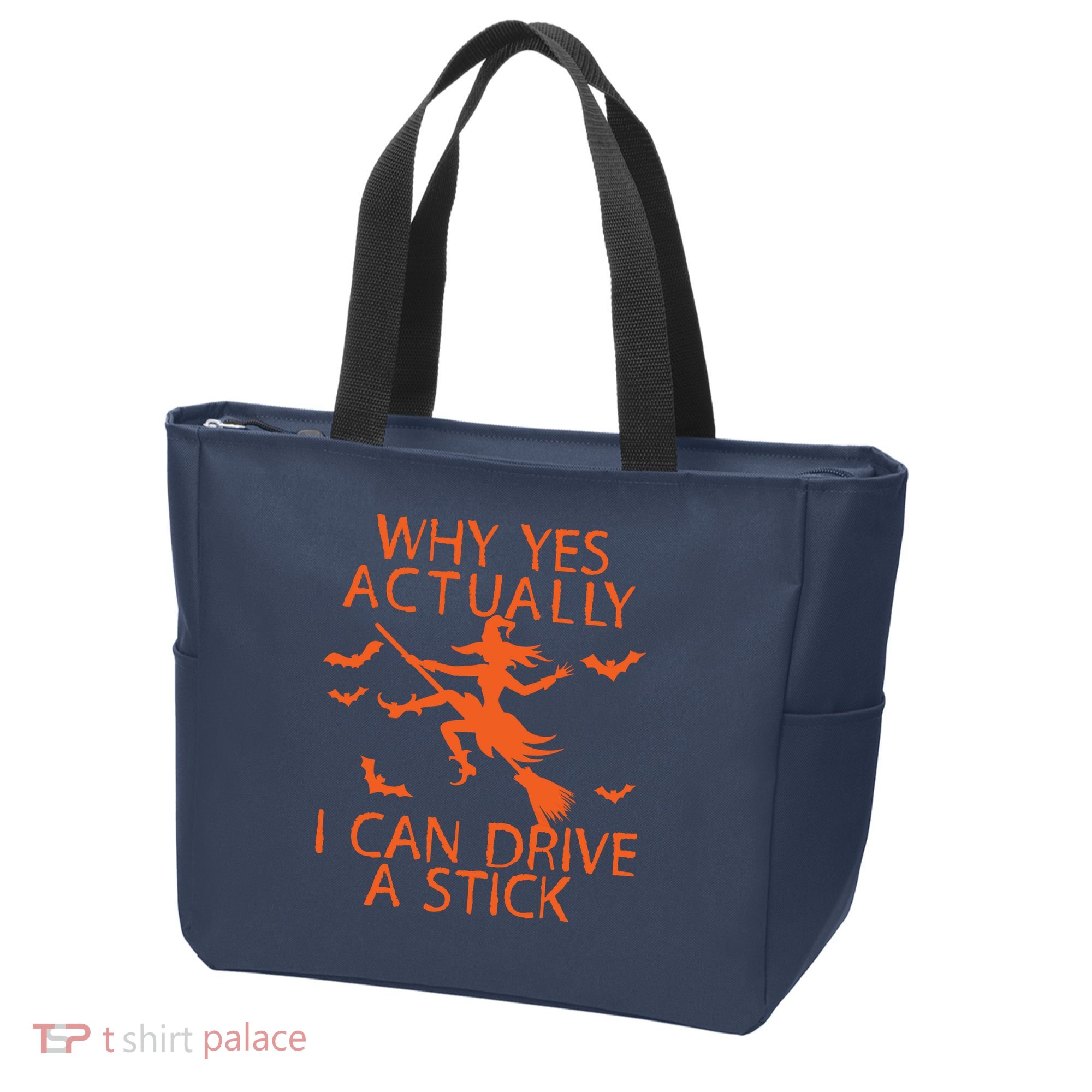 Why Yes Actually I Can Drive A Stick Halloween Tote Bag