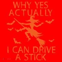 Why Yes Actually I Can Drive A Stick Halloween Santa Hat thumb 1