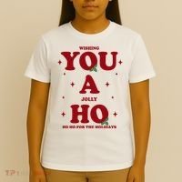 Wishing You A Jolly Ho Ho Ho For The Holidays T-Shirt thumb 4