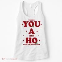 Wishing You A Jolly Ho Ho Ho For The Holidays Women's Tank Top thumb 0