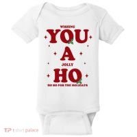 Wishing You A Jolly Ho Ho Ho For The Holidays Baby Bodysuit thumb 0