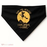 Why Yes Actually I Can Drive A Stick USA-Made Doggie Bandana thumb 0