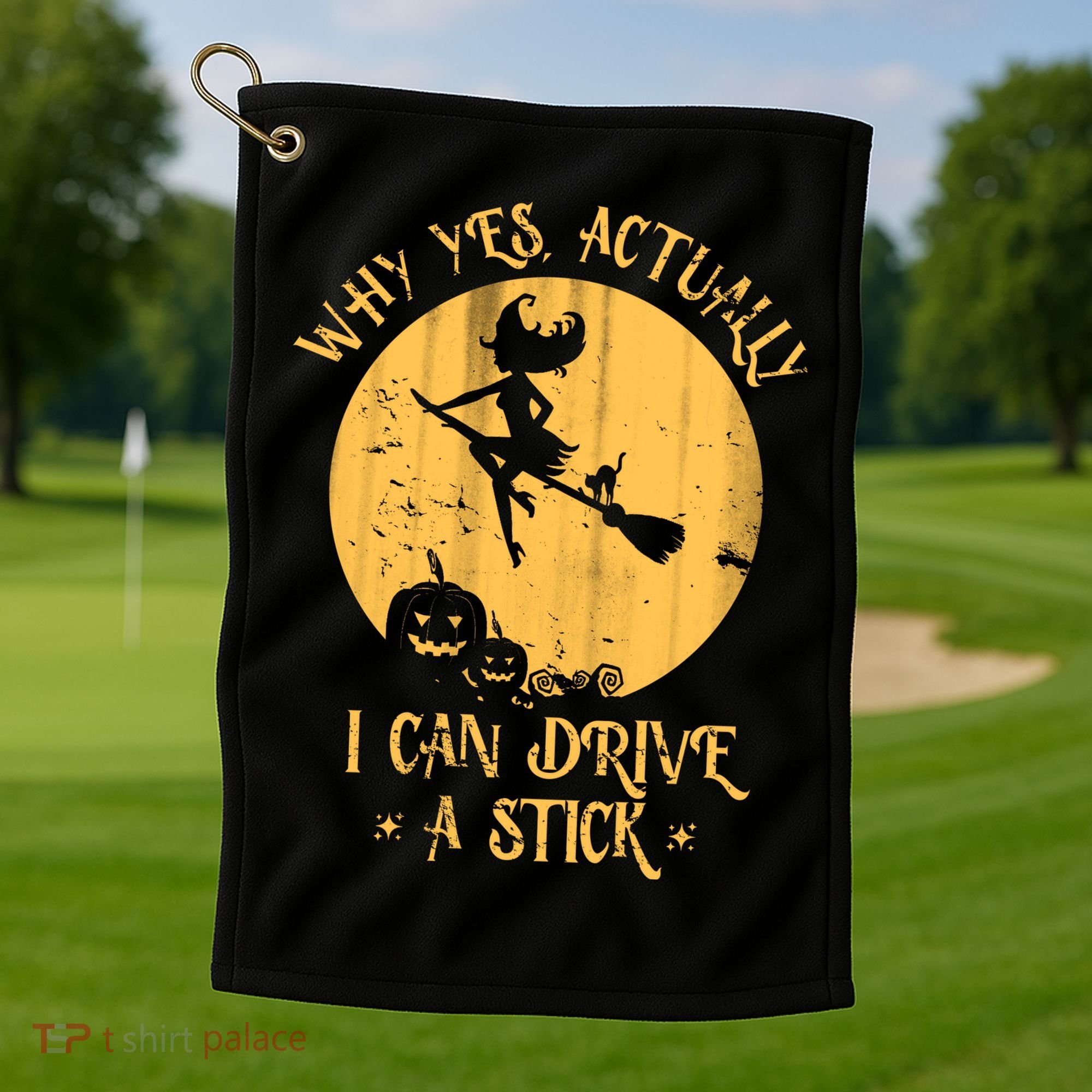 Why Yes Actually I Can Drive A Stick Golf Towel