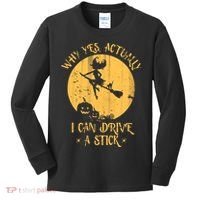 Why Yes Actually I Can Drive A Stick Kids Long Sleeve Shirt thumb 0