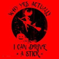 Why Yes Actually I Can Drive A Stick Santa Hat thumb 1