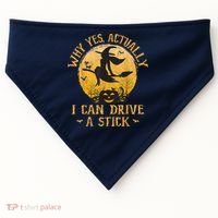 Why Yes Actually I Can Drive A Stick USA-Made Doggie Bandana thumb 0