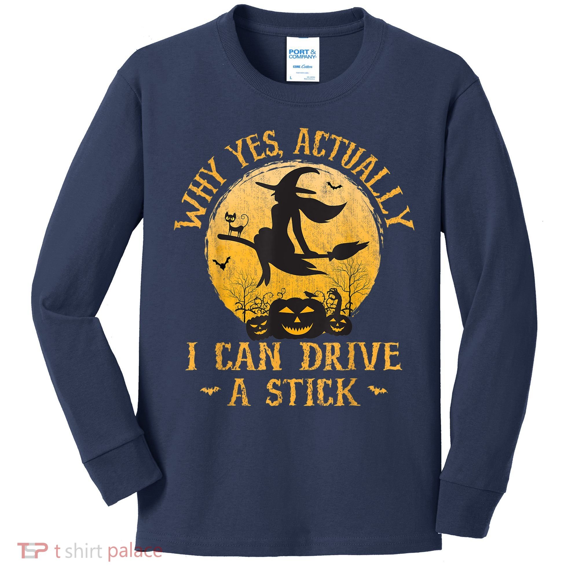 Why Yes Actually I Can Drive A Stick Kids Long Sleeve Shirt
