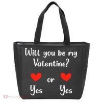 Will You Be My Valantine Yes Or Yes Valentines Day Tote Bag thumb 0