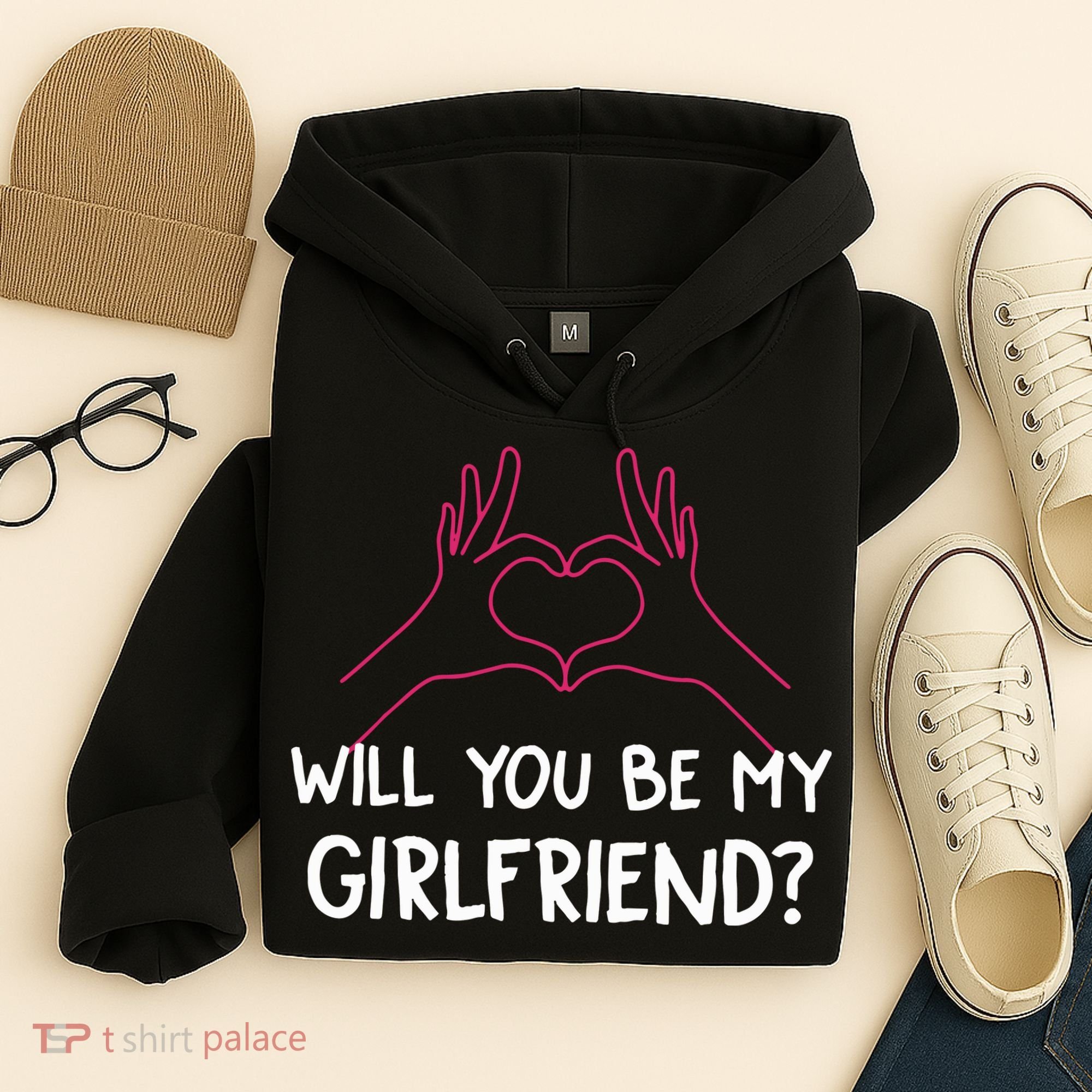 Will You Be My Girlfriend I Love Relationship Valentine Hoodie