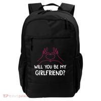 Will You Be My Girlfriend I Love Relationship Valentine Backpack thumb 0