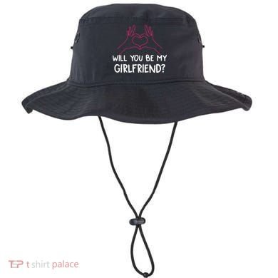 Will You Be My Girlfriend I Love Relationship Valentine Bucket Hat