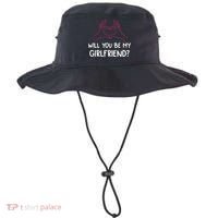 Will You Be My Girlfriend I Love Relationship Valentine Bucket Hat thumb 0
