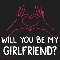 Will You Be My Girlfriend I Love Relationship Valentine Beanie thumb 2