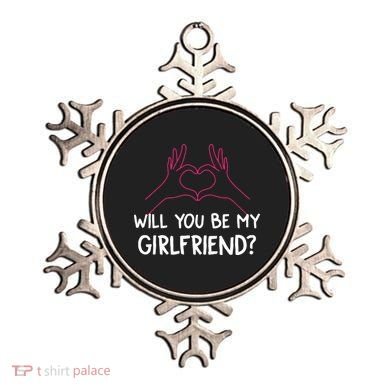 Will You Be My Girlfriend I Love Relationship Valentine Ornament