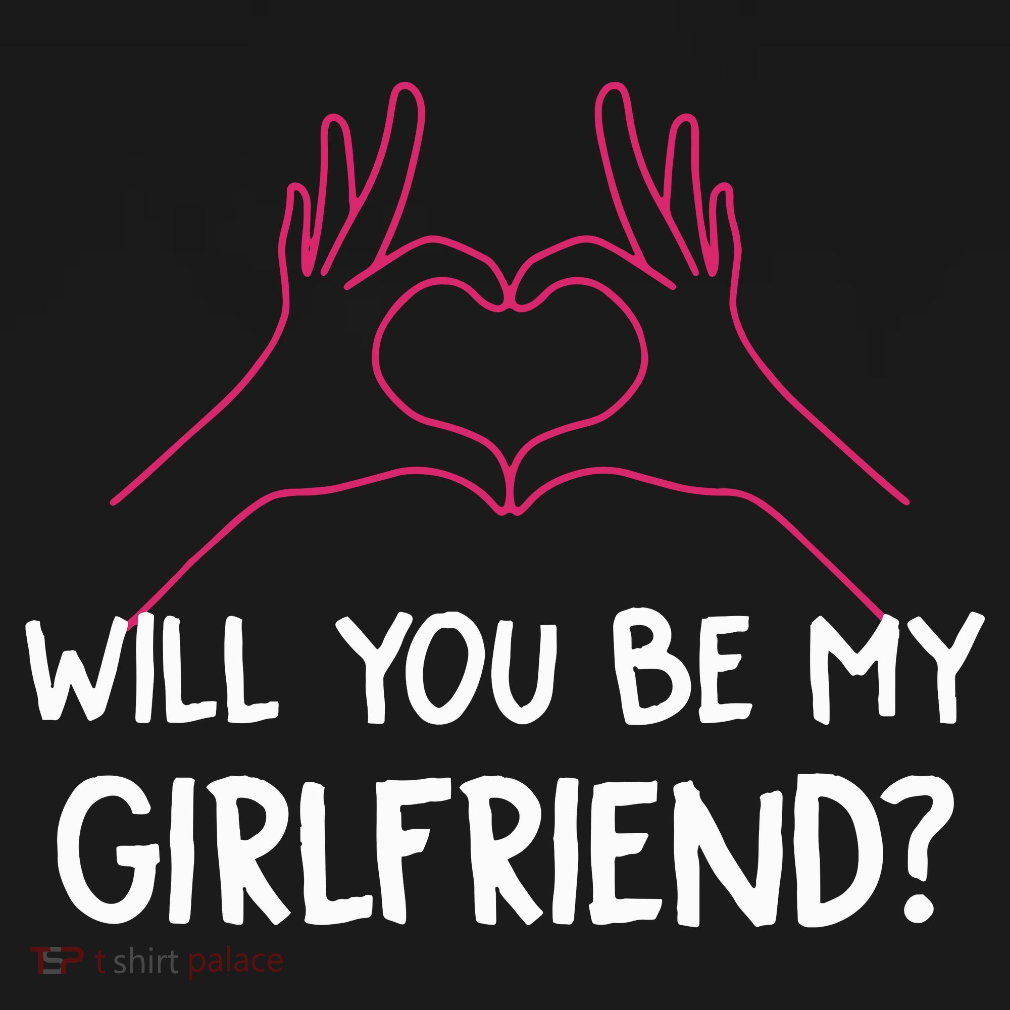 Will You Be My Girlfriend I Love Relationship Valentine Women's Tank Top