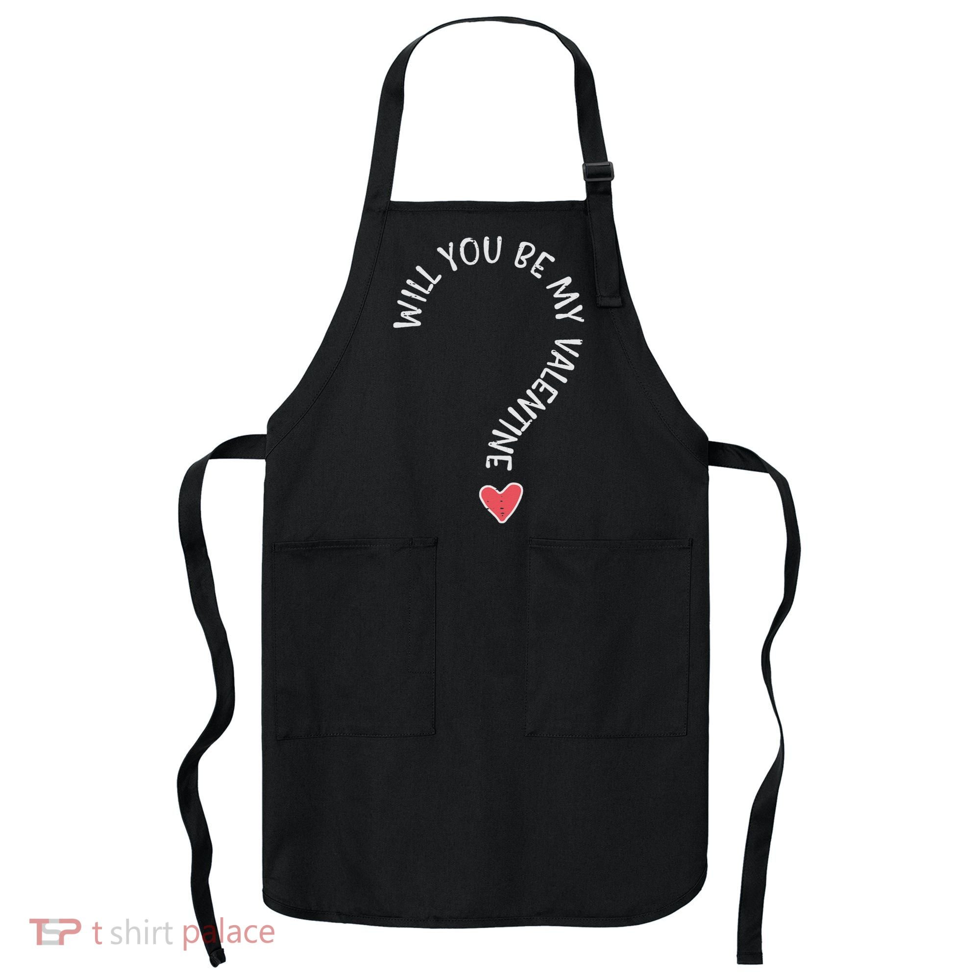 Will You Be My Valentine Cute Valentines Day Apron