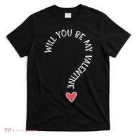 Will You Be My Valentine Cute Valentines Day T-Shirt thumb 0