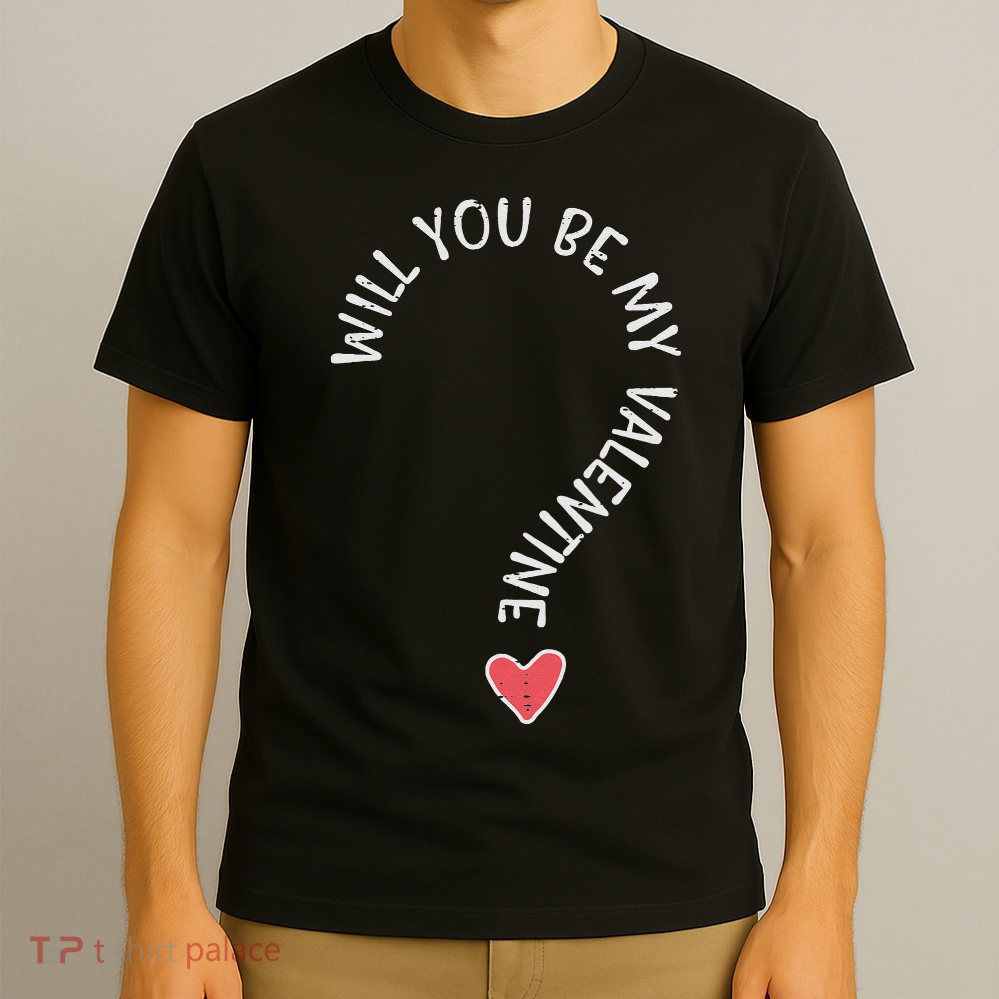 Will You Be My Valentine Cute Valentines Day T-Shirt