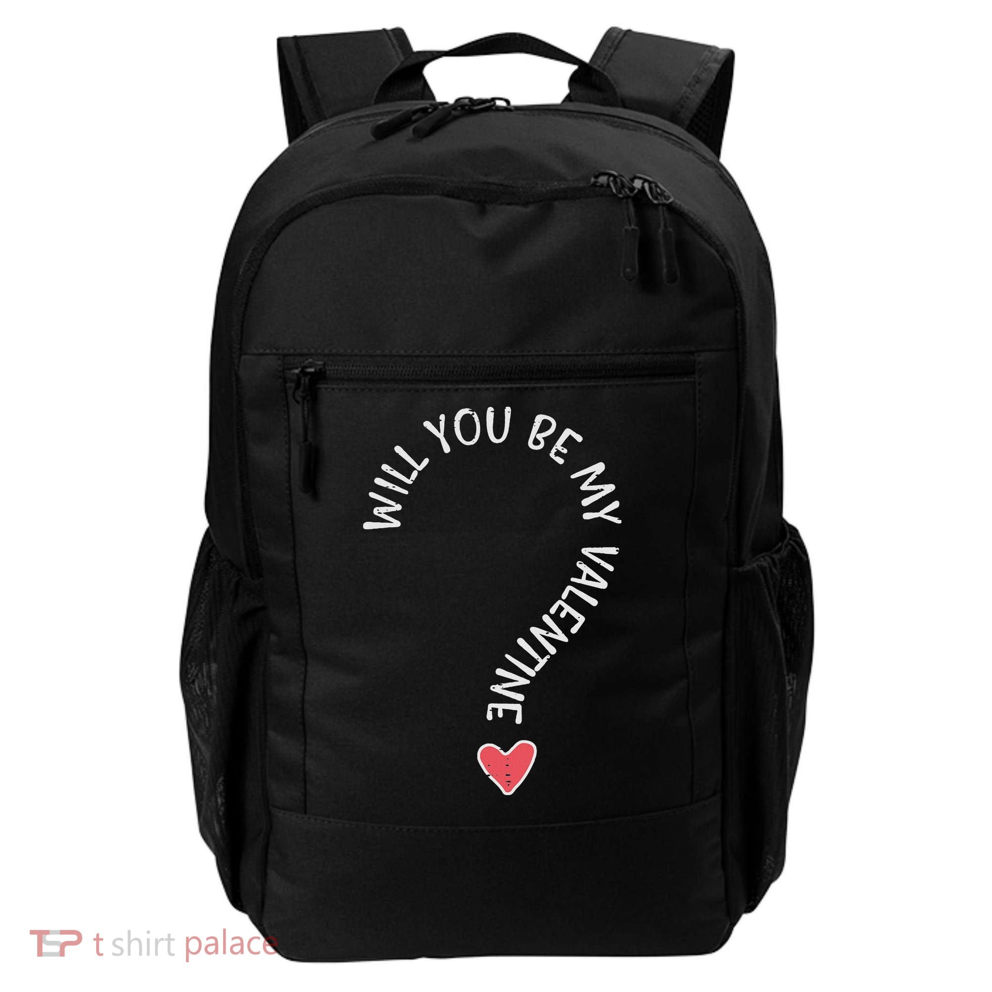 Will You Be My Valentine Cute Valentines Day Backpack