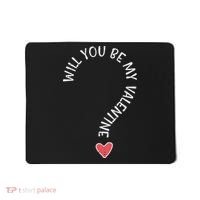 Will You Be My Valentine Cute Valentines Day Mousepad thumb 0