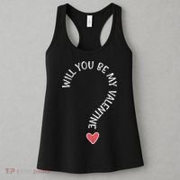 Will You Be My Valentine Cute Valentines Day Women's Tank Top thumb 3