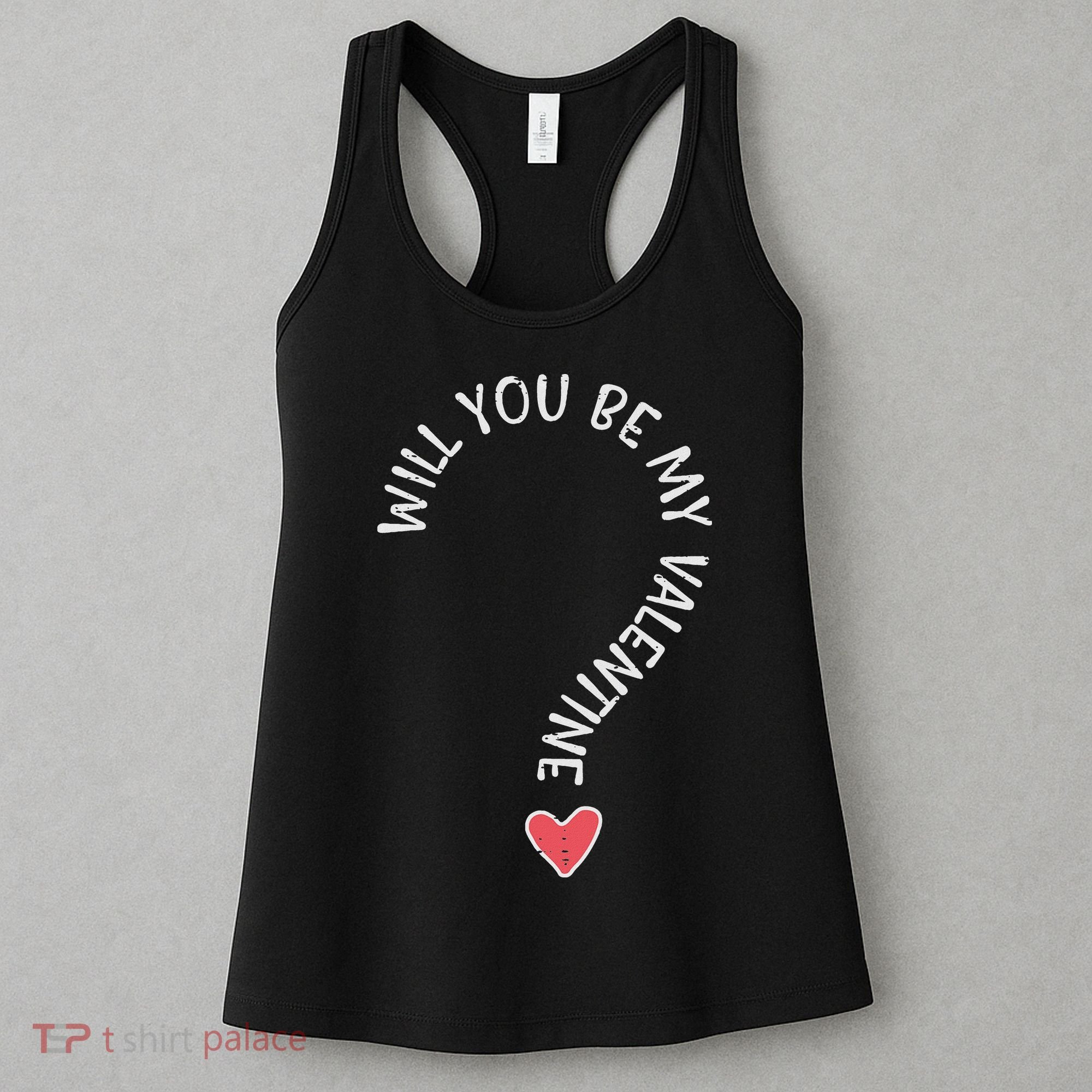 Will You Be My Valentine Cute Valentines Day Women's Tank Top