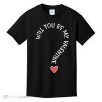 Will You Be My Valentine Cute Valentines Day Kids T-Shirt thumb 0