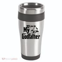 Will You Be My Godfather 16oz Travel Tumbler thumb 0