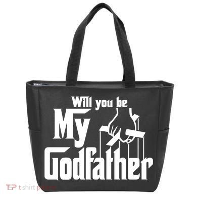 Will You Be My Godfather Tote Bag