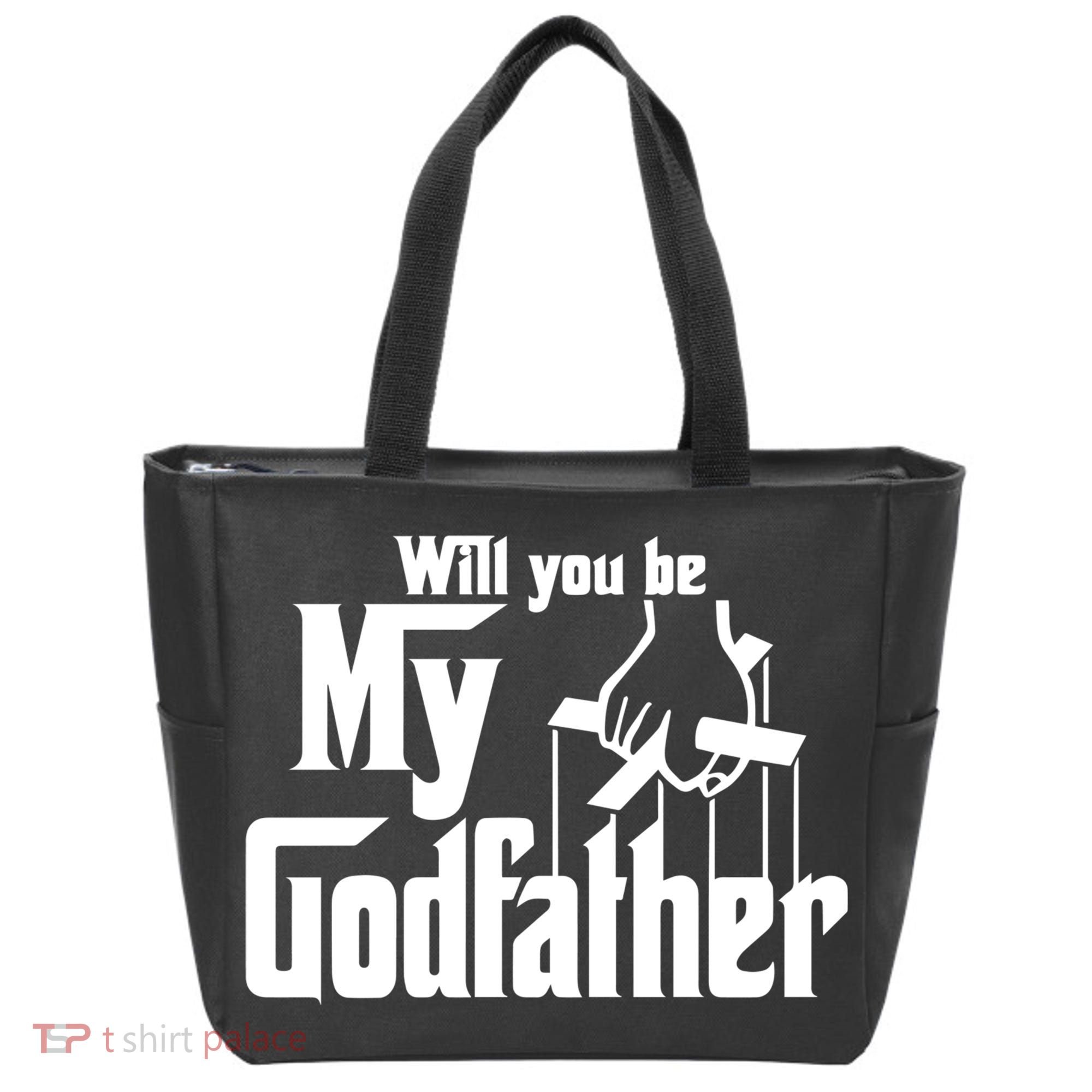 Will You Be My Godfather Tote Bag