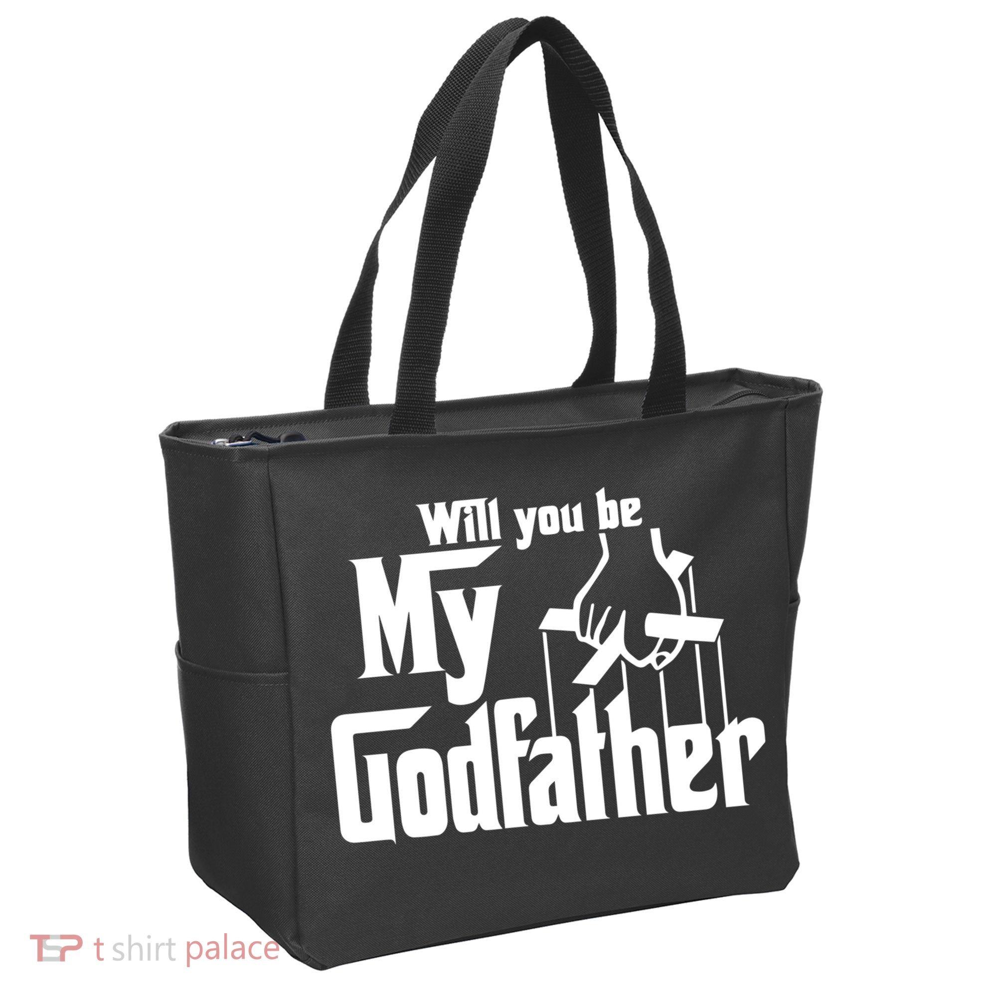 Will You Be My Godfather Tote Bag