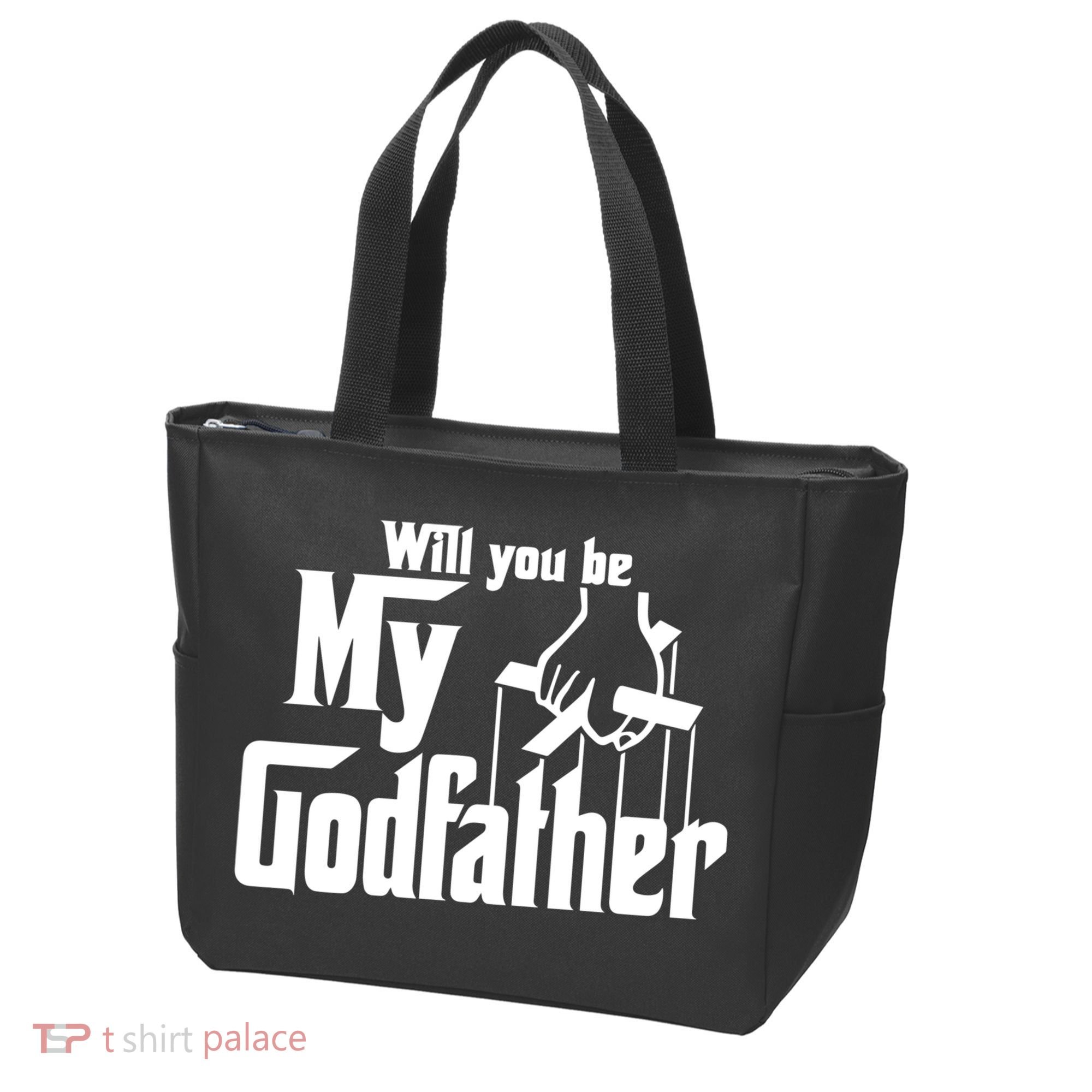 Will You Be My Godfather Tote Bag
