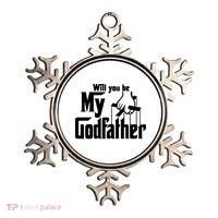 Will You Be My Godfather Ornament thumb 0