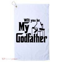 Will You Be My Godfather Golf Towel thumb 0