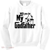 Will You Be My Godfather Kids Sweatshirt thumb 0