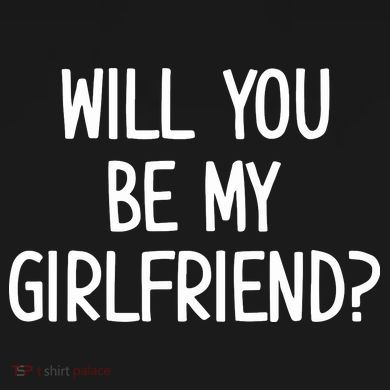 Will You Be My Girlfriend Women's Tri-Blend 3/4-Sleeve Raglan Shirt