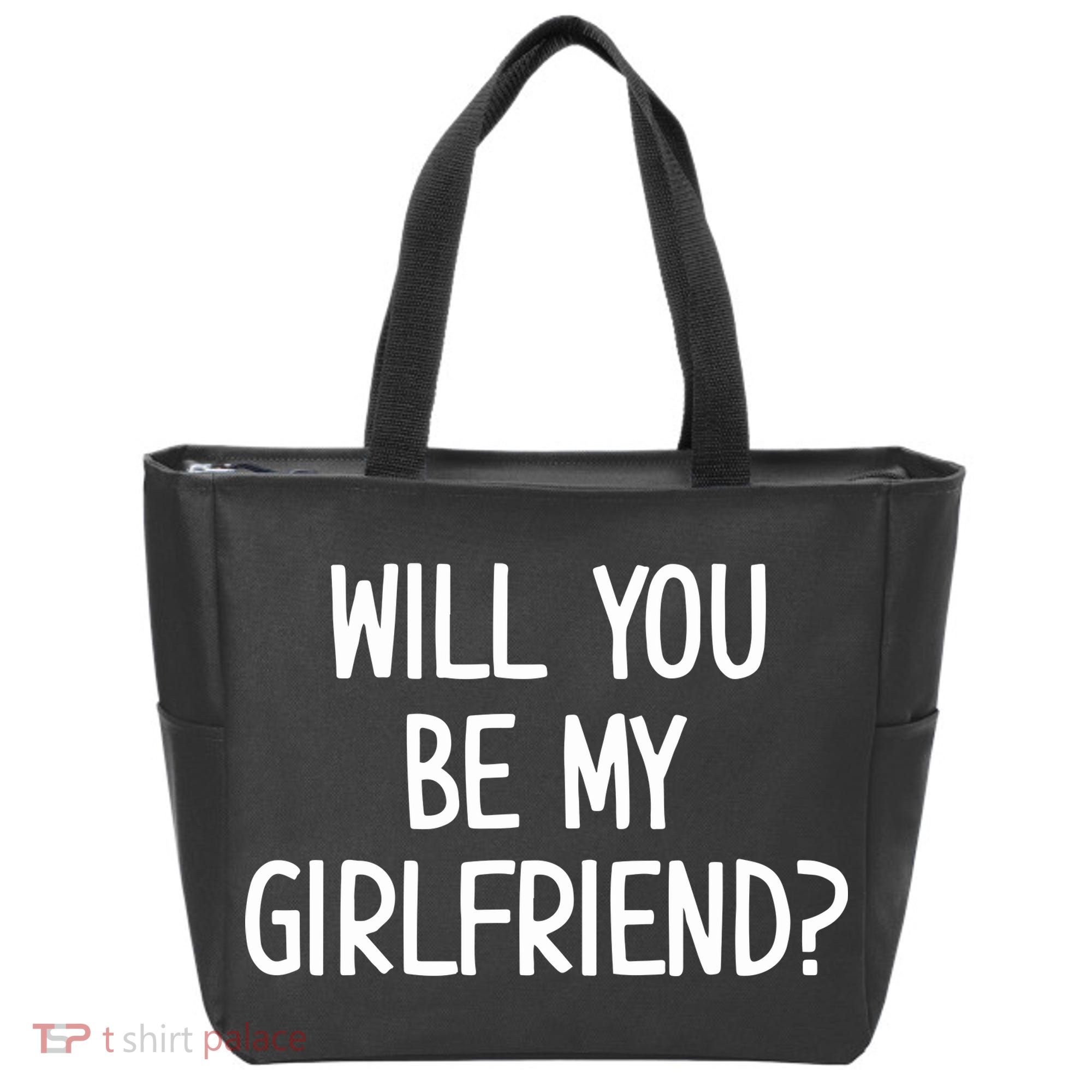 Will You Be My Girlfriend Tote Bag