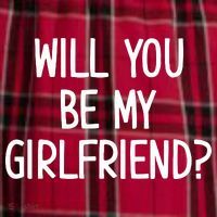 Will You Be My Girlfriend Men's Flannel Plaid Pajama Pants thumb 2