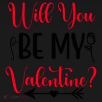 Will You Be My Valentine, Romantic, Couple, Valentine Cute Toddler Hoodie thumb 2