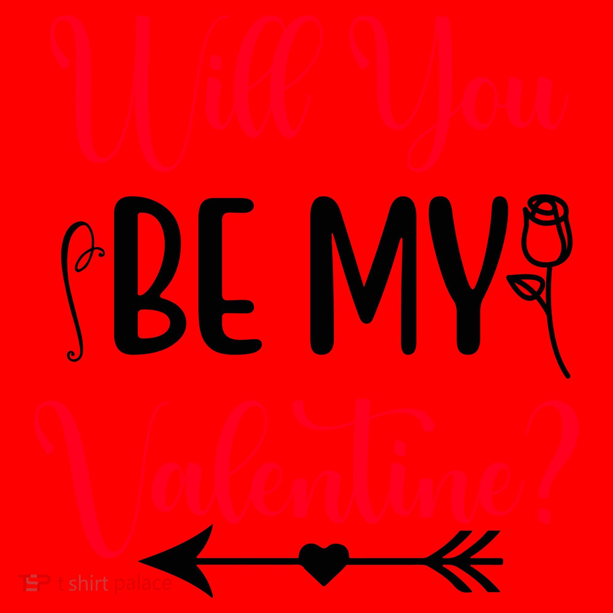 Will You Be My Valentine, Romantic, Couple, Valentine Cute Santa Hat