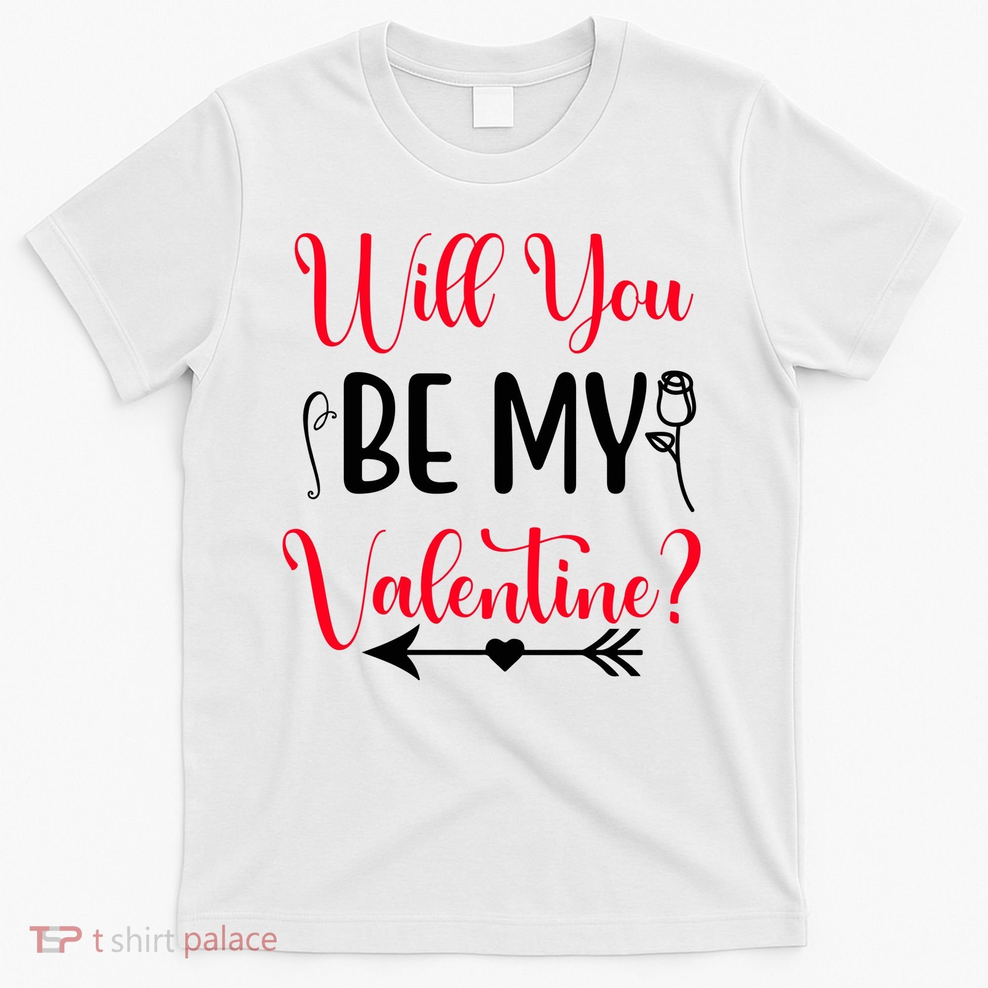 Will You Be My Valentine, Romantic, Couple, Valentine Cute T-Shirt
