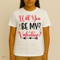 Will You Be My Valentine, Romantic, Couple, Valentine Cute T-Shirt thumb 4