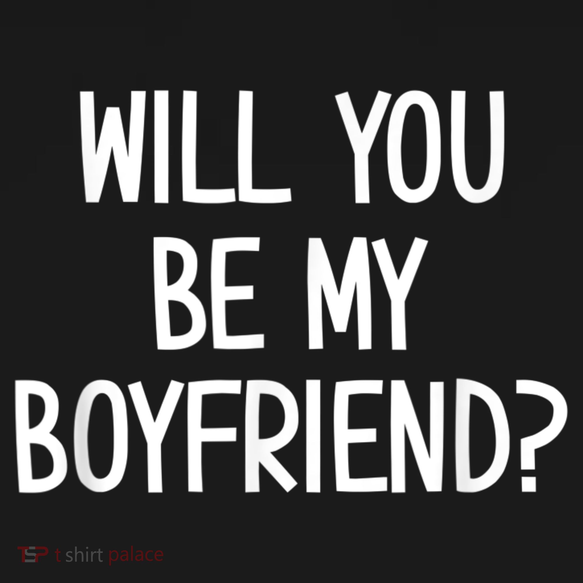Will You Be My Boyfriend, Funny, Jokes, Sarcastic Sayings Coaster