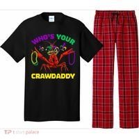 Whos Your Crawdaddy Crawfish Jester Beads Funny Mardi Gras Meaningful Gift Pajama Set thumb 0