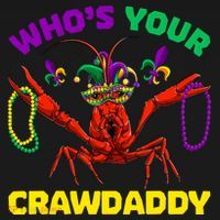 Whos Your Crawdaddy Crawfish Jester Beads Funny Mardi Gras Meaningful Gift Ornament thumb 1