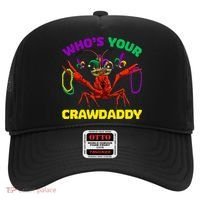 Whos Your Crawdaddy Crawfish Jester Beads Funny Mardi Gras Meaningful Gift Hat thumb 0