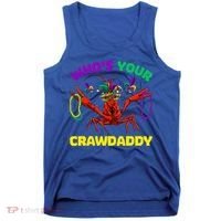 Whos Your Crawdaddy Crawfish Jester Beads Funny Mardi Gras Meaningful Gift Tank Top thumb 0
