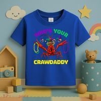 Whos Your Crawdaddy Crawfish Jester Beads Funny Mardi Gras Meaningful Gift Toddler T-Shirt thumb 3