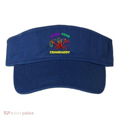 Whos Your Crawdaddy Crawfish Jester Beads Funny Mardi Gras Meaningful Gift Visor